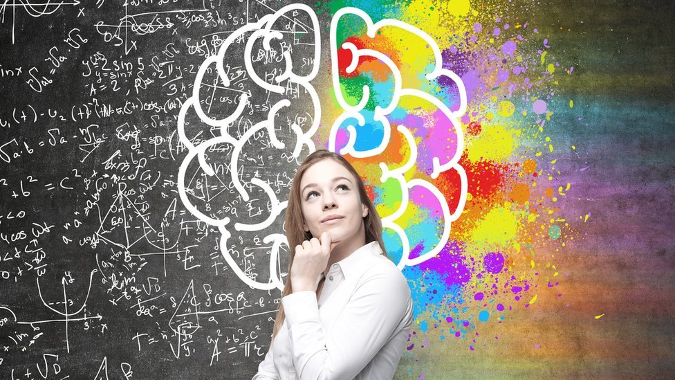 mente criativa imagem feito curioso